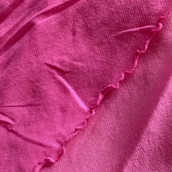 Silk&Satin pink sheer sparkling crystals open front chemise babydoll cami S - Picture 4 of 13